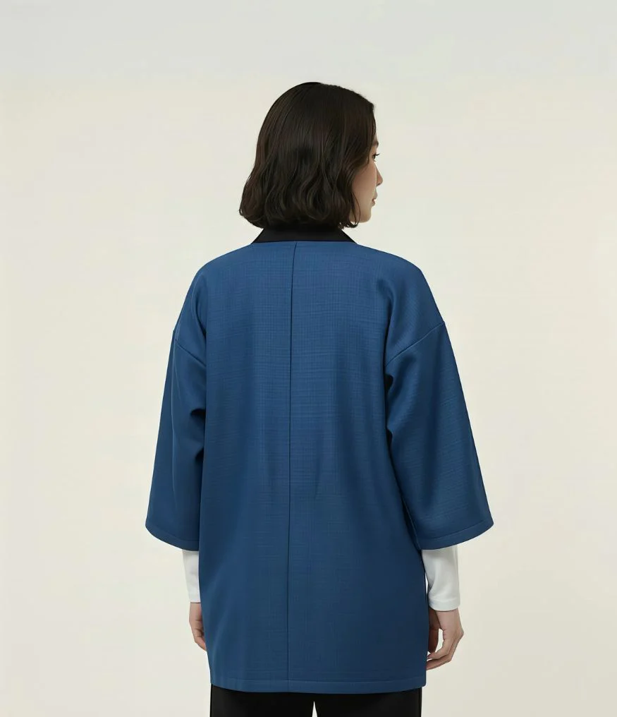 Denim Blue Hanten - Image 4